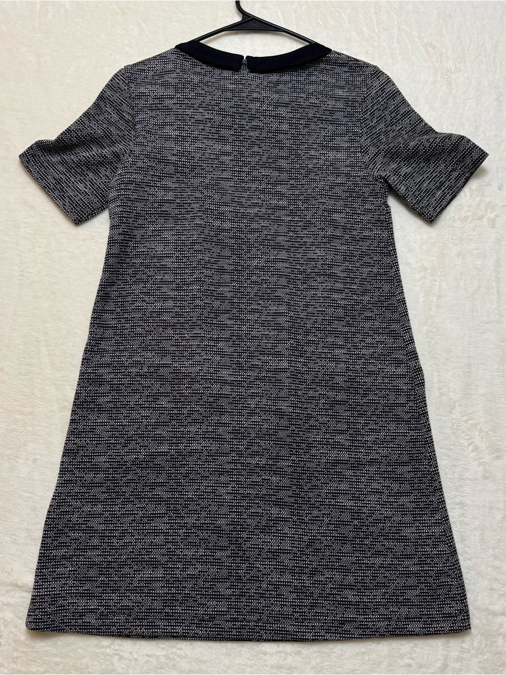 Divided By H&M Dress Womens Size 6 Black White Short Sleeve Pockets Stretch - Picture 2 of 8